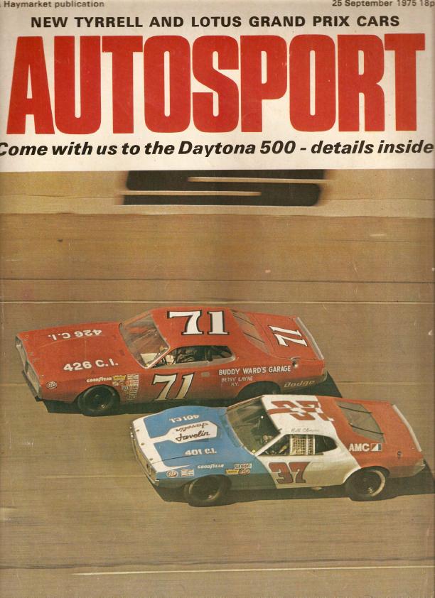 Журнал Autosport 25 сентября 1975