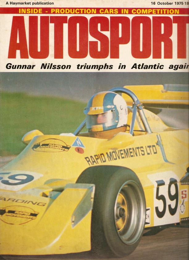 Журнал Autosport 16 октября 1975