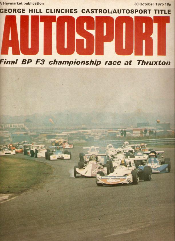 Журнал Autosport 30 октября 1975