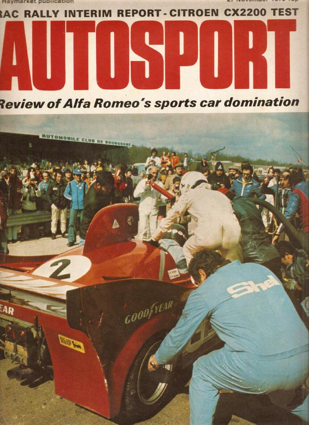 Журнал Autosport 27 ноября 1975