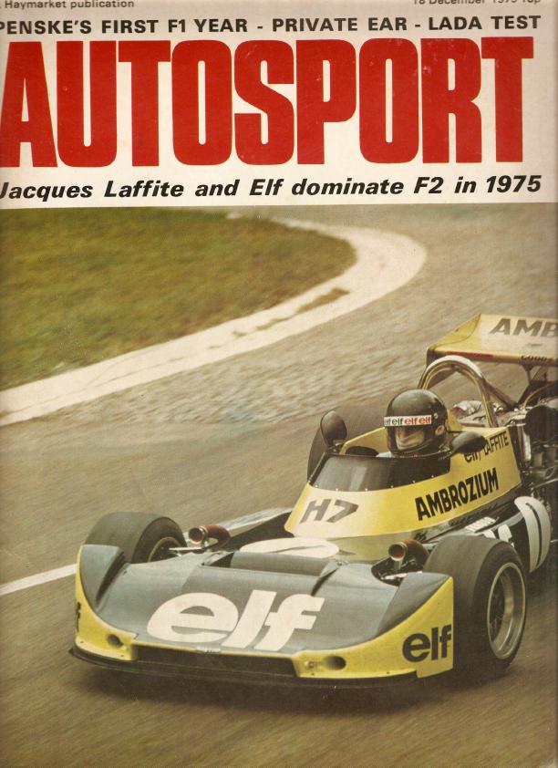 Журнал Autosport 18 декабря 1975