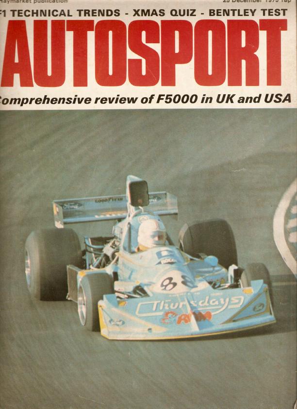 Журнал Autosport 25 декабря 1975