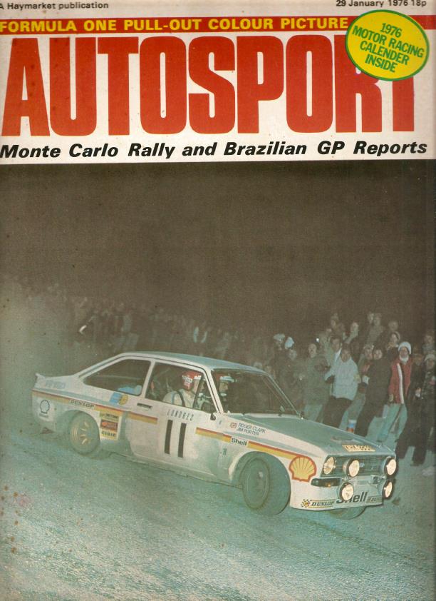 Журнал Autosport 29 января 1976