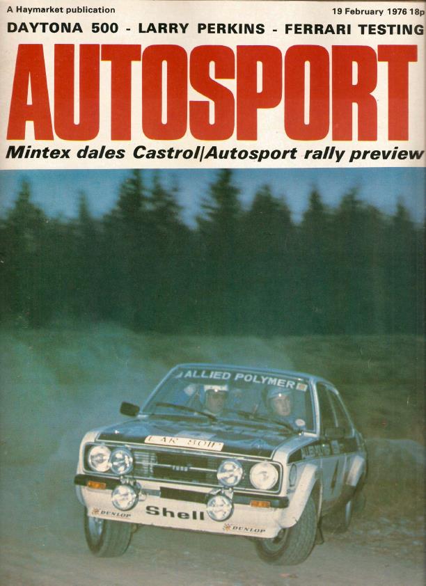 Журнал Autosport 19 февраля 1976