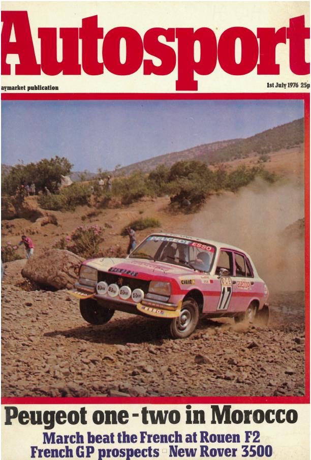 Журнал Autosport 01 июля 1976