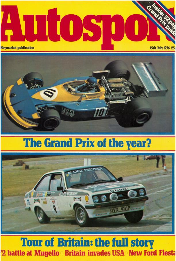 Журнал Autosport 15 июля 1976