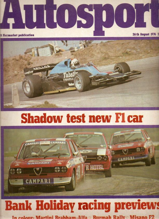 Журнал Autosport 26 августа 1976