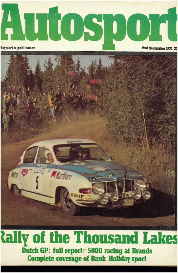 Журнал Autosport 02 сентября 1976