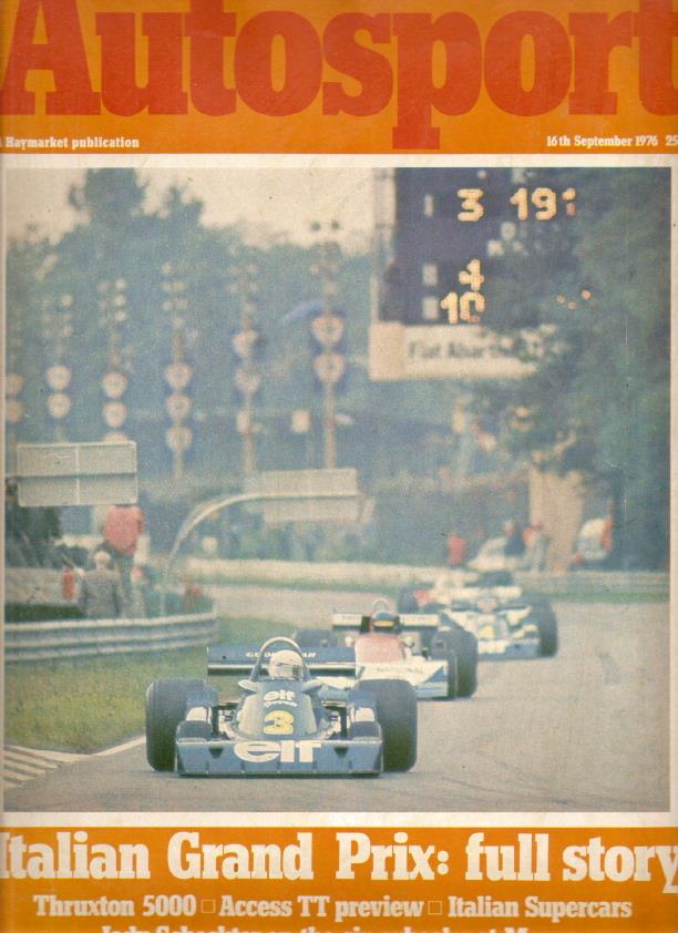 Журнал Autosport 16 сентября 1976
