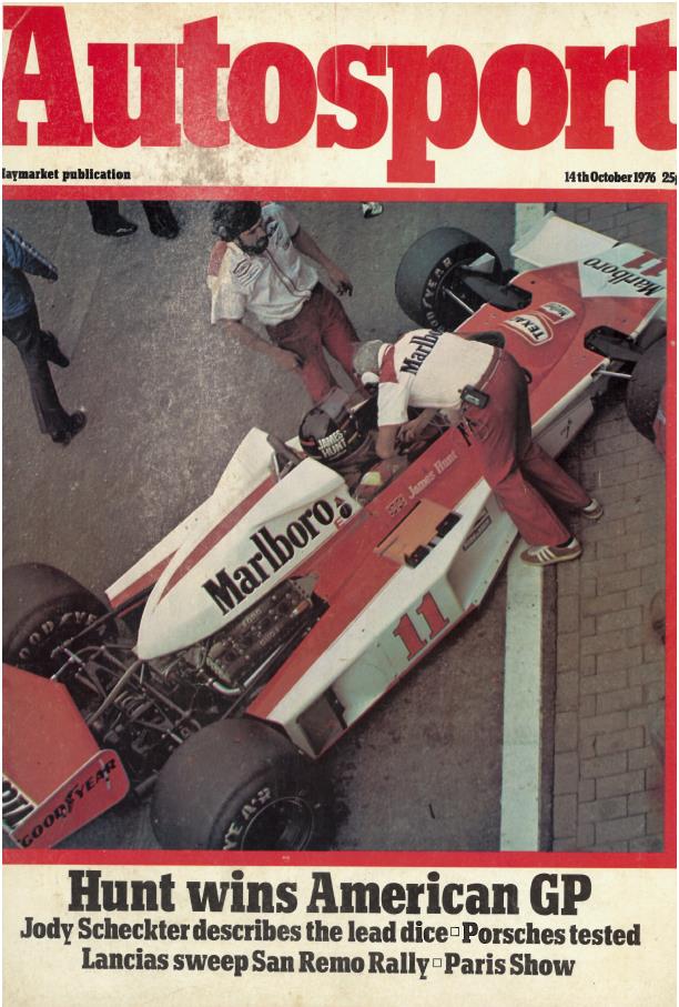 Журнал Autosport 14 октября 1976