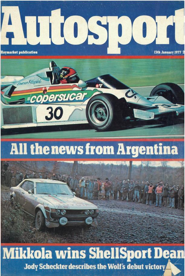 Журнал Autosport 13 января 1977