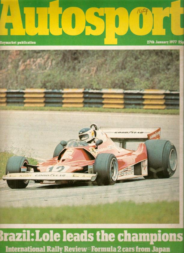Журнал Autosport 27 января 1977