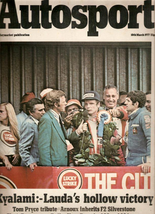 Журнал Autosport 10 марта 1977