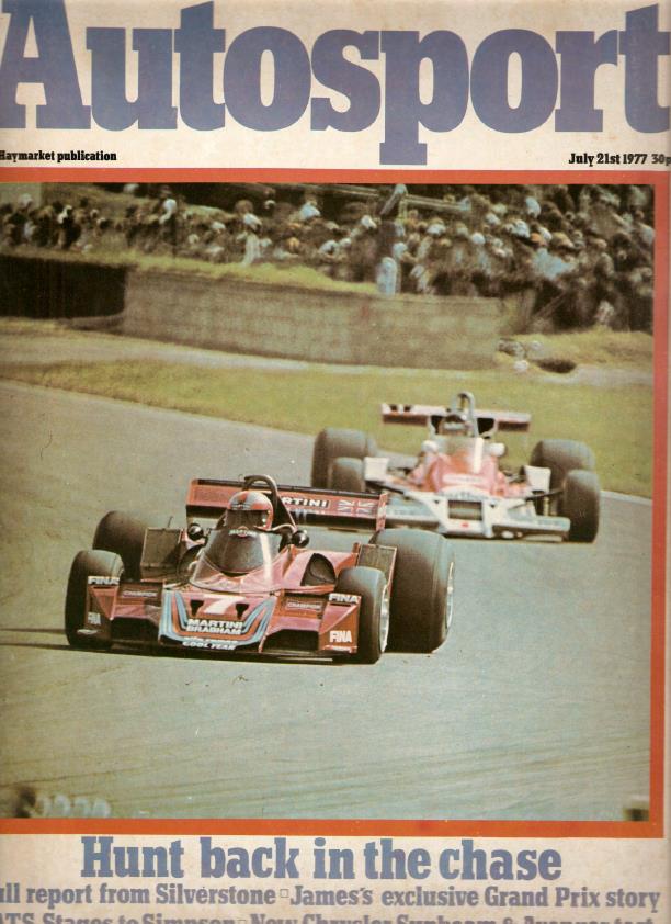 Журнал Autosport 21 июля 1977