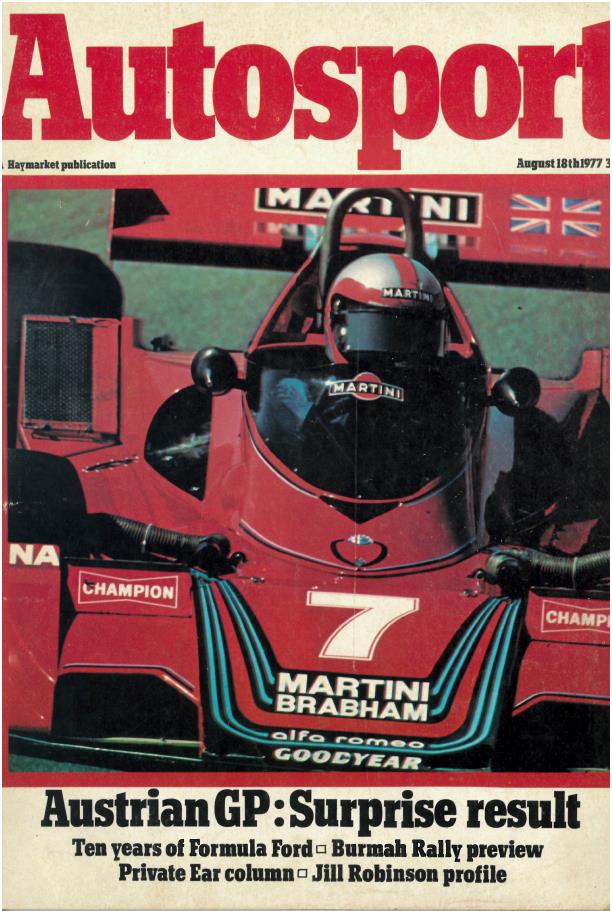 Журнал Autosport 18 августа 1977