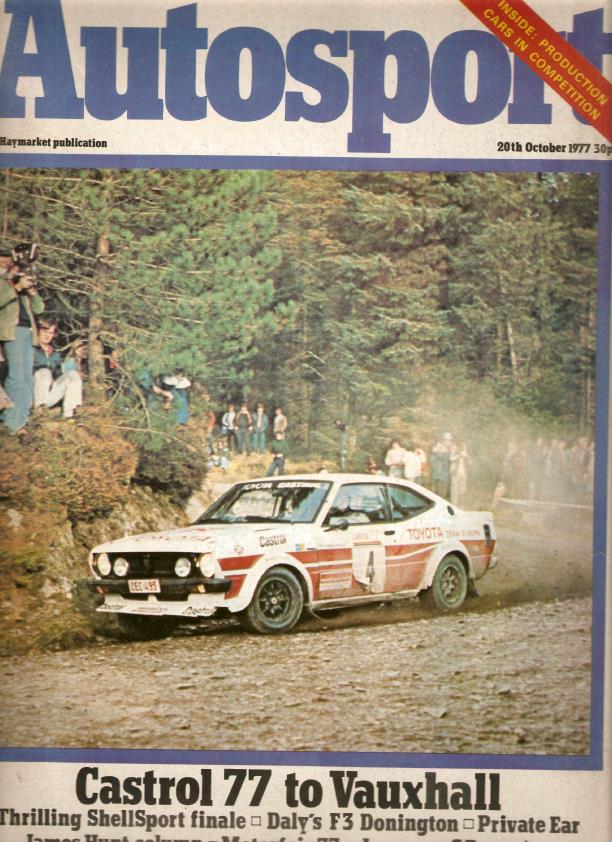 Журнал Autosport 20 октября 1977