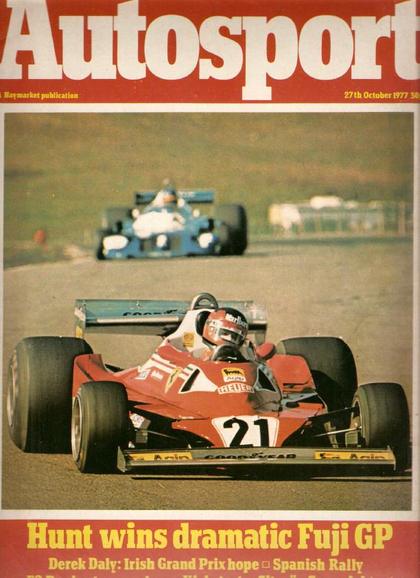 Журнал Autosport 27 октября 1977
