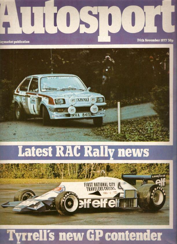 Журнал Autosport 24 ноября 1977