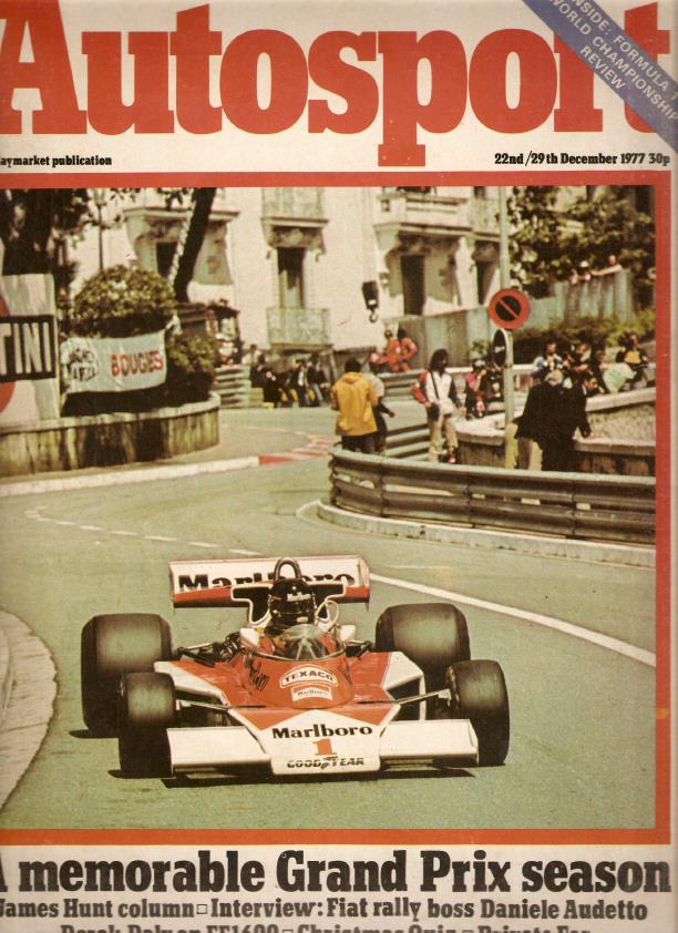 Журнал Autosport 22 декабря 1977