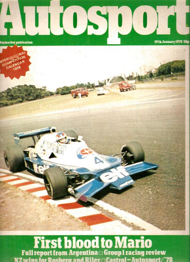 Журнал Autosport 19 января 1978