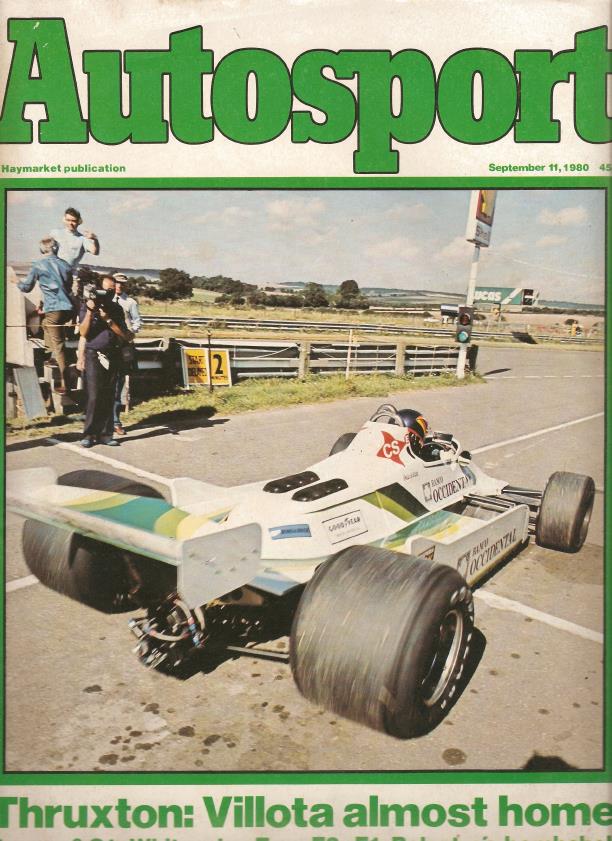 Журнал Autosport 11 сентября 1980