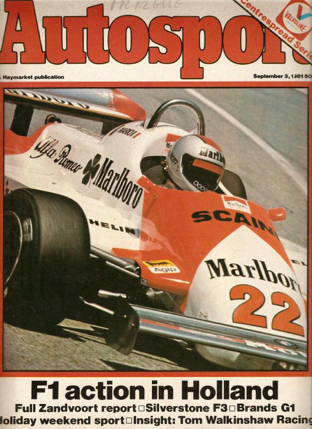 Журнал Autosport 03 сентября 1981