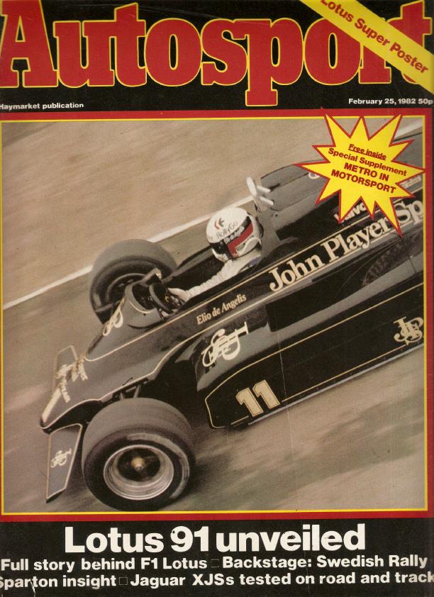 Журнал Autosport 25 февраля 1982