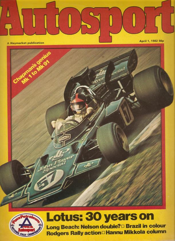 Журнал Autosport 01 апреля 1982