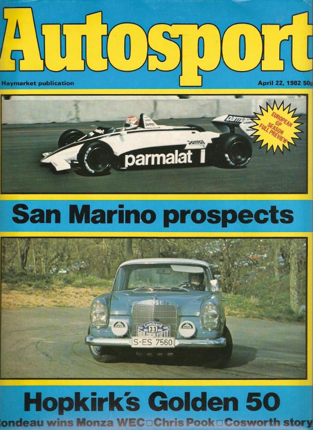 Журнал Autosport 22 апреля 1982