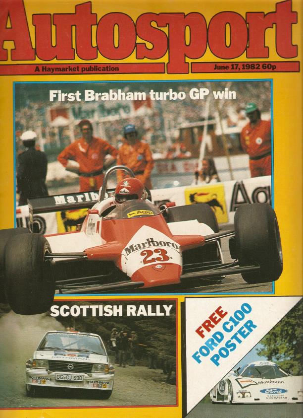 Журнал Autosport 17 июня 1982