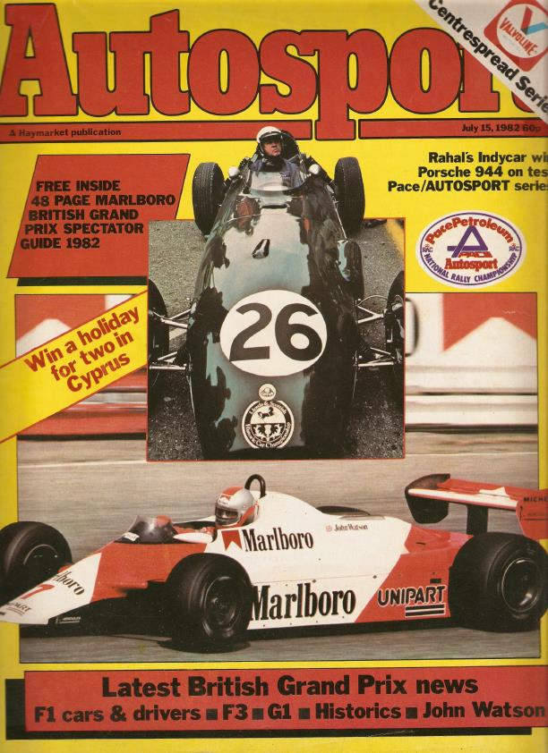 Журнал Autosport 15 июля 1982
