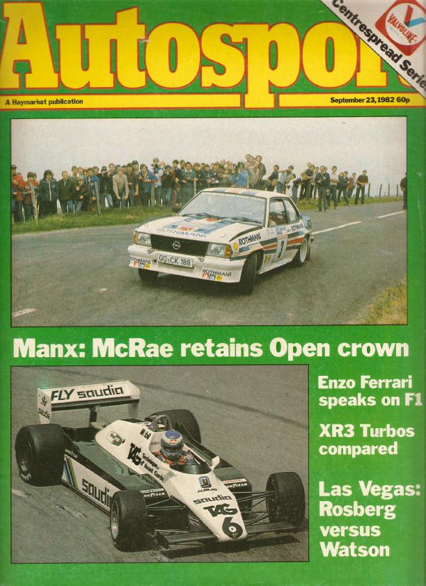 Журнал Autosport 23 сентября 1982