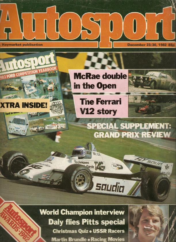 Журнал Autosport 23-30 декабря 1982