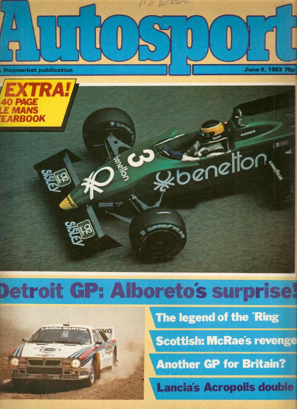 Журнал Autosport 09 июня 1983