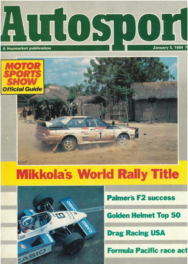 Журнал Autosport 05 января 1984
