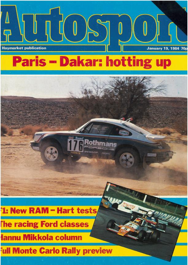 Журнал Autosport 19 января 1984