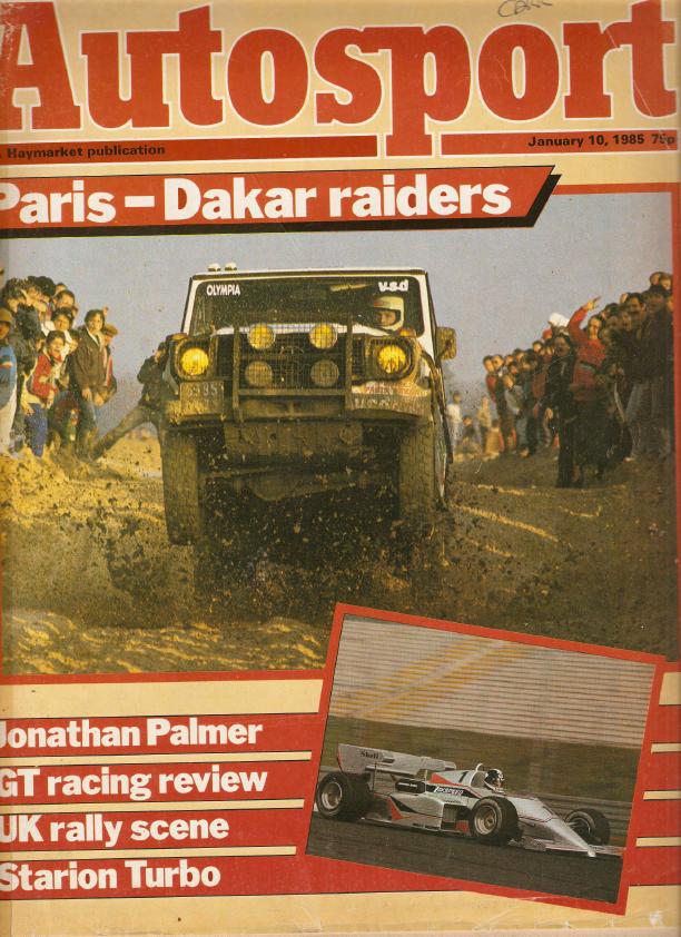 Журнал Autosport 10 января 1985