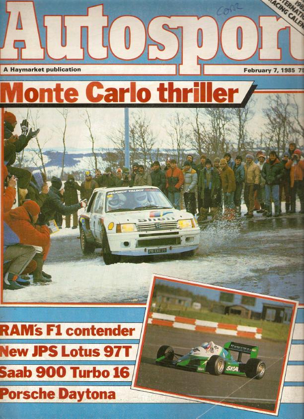 Журнал Autosport 07 февраля 1985