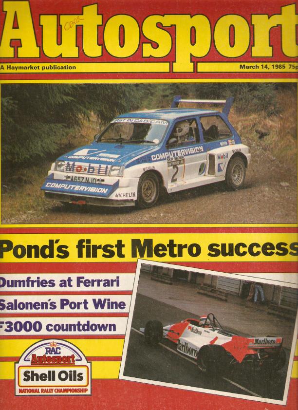 Журнал Autosport 14 марта 1985