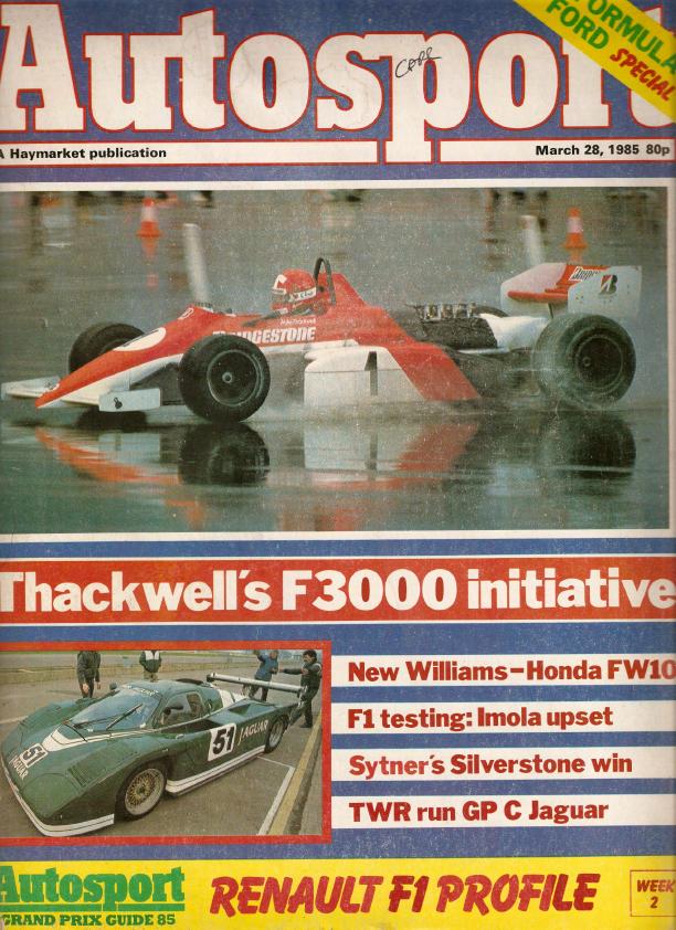 Журнал Autosport 28 марта 1985