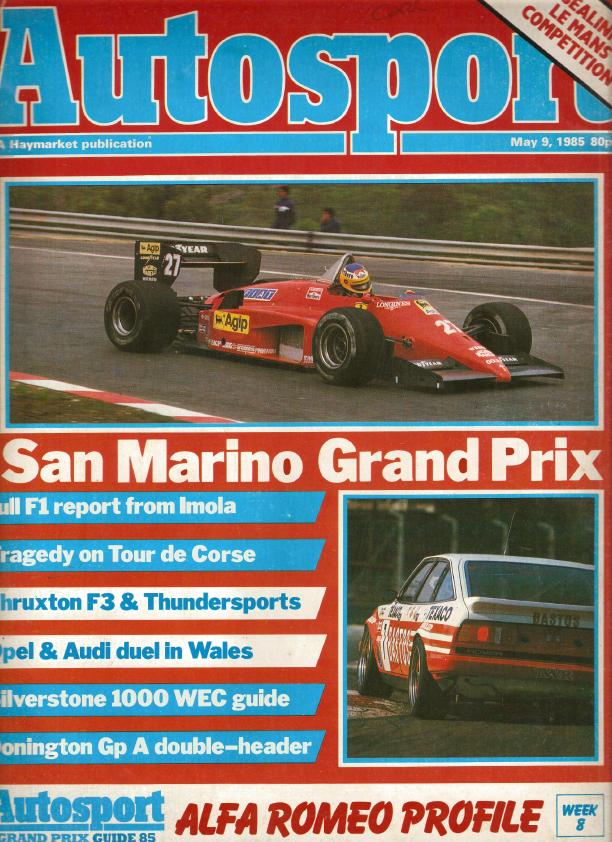 Журнал Autosport 09 мая 1985
