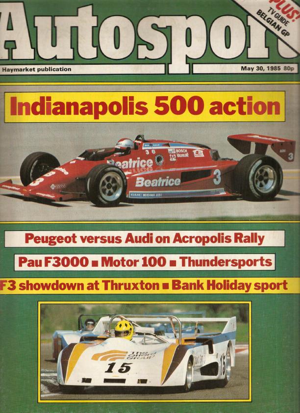 Журнал Autosport 30 мая 1985