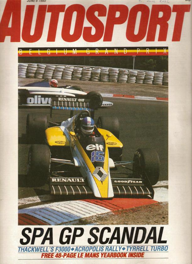 Журнал Autosport 06 июня 1985