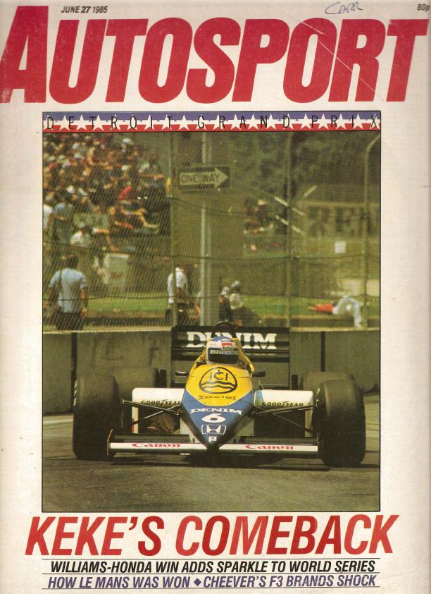 Журнал Autosport 27 июня 1985