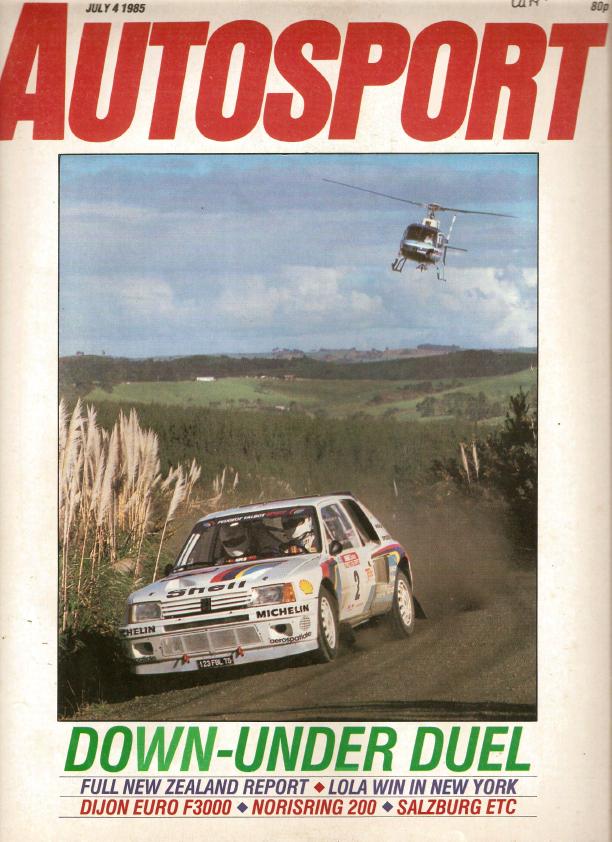 Журнал Autosport 04 июля 1985