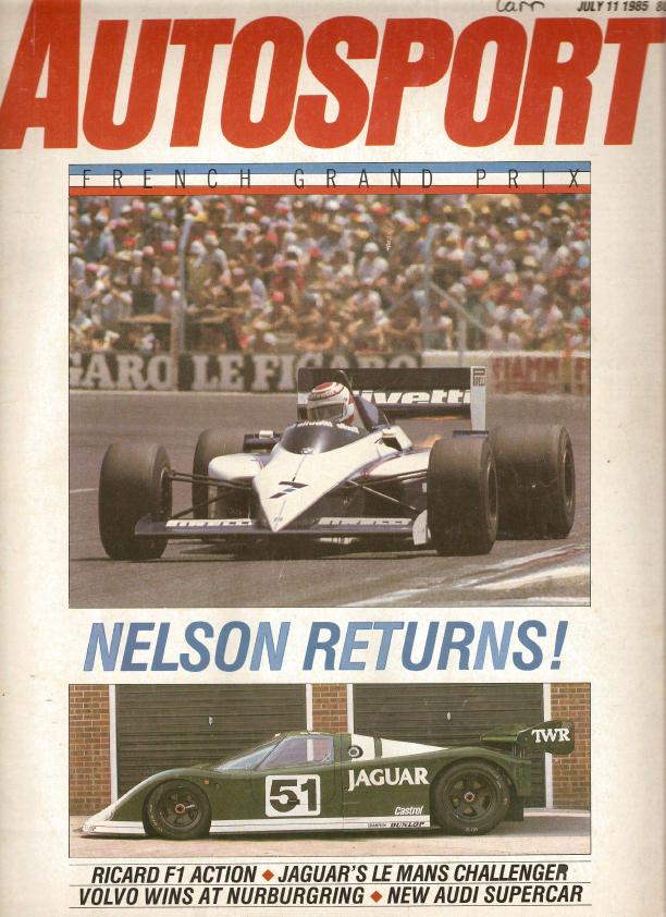 Журнал Autosport 11 июля 1985