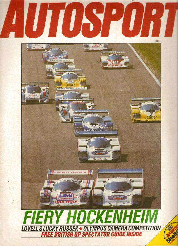 Журнал Autosport 18 июля 1985
