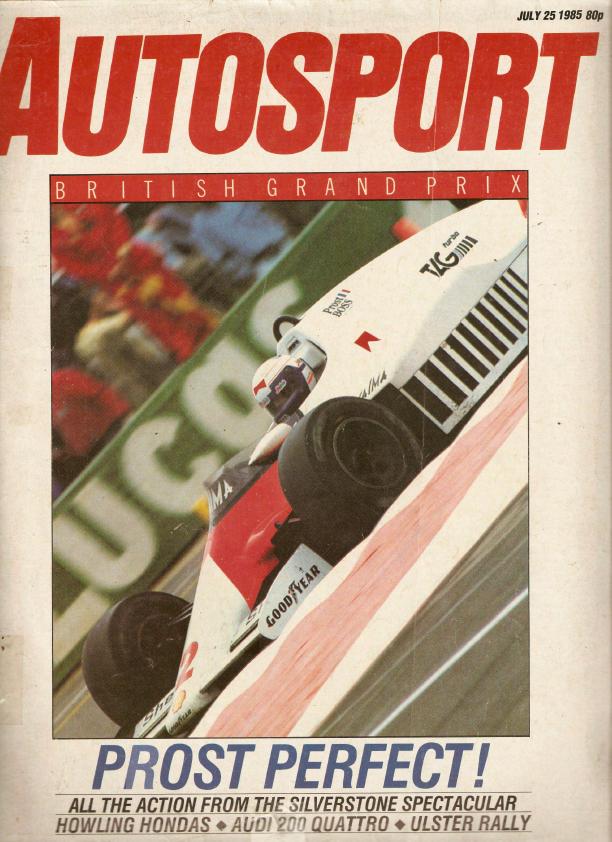 Журнал Autosport 25 июля 1985