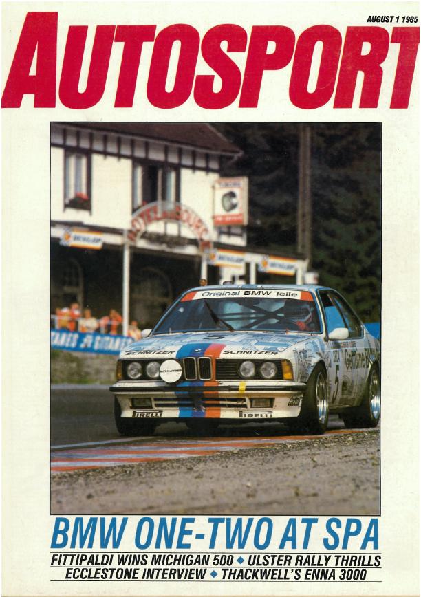 Журнал Autosport 01 августа 1985