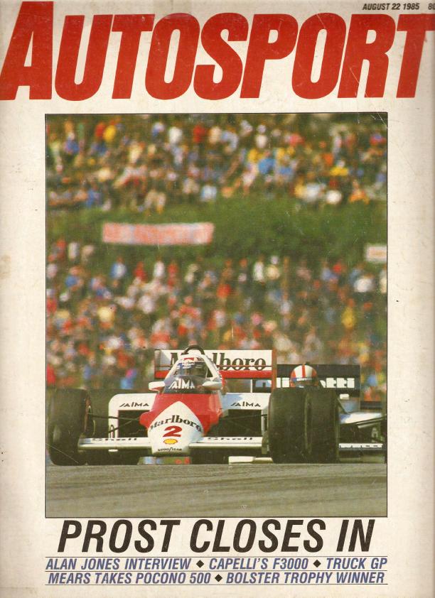 Журнал Autosport 22 августа 1985